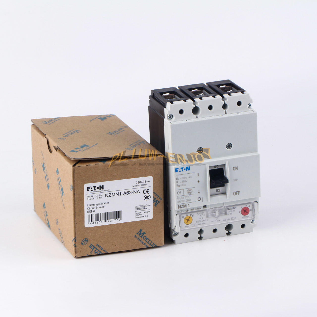 1PC New Eaton Circuit breaker NZMN1-A63-NA