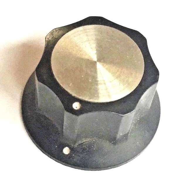 Kustom amp knob tuck roll 2 dot ORIGINAL vintage '60s amplifier Univox