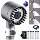 <!--F#f_0-->Multi-Functional One-Button Adjustment High Pressure Massage Shower Head au<!--F/-->