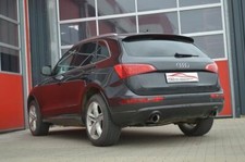 FMS 3 Zoll 76mm Duplex-Anlage V2A Audi Q5 Quattro (8R, 09-04.15) 3.0l TFSI 200kW