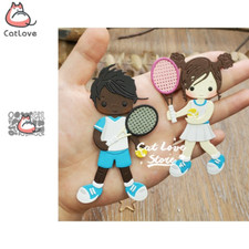 Tennis Men Women Players Metal Cutting Dies Scrapbook Card Making DIY Craft