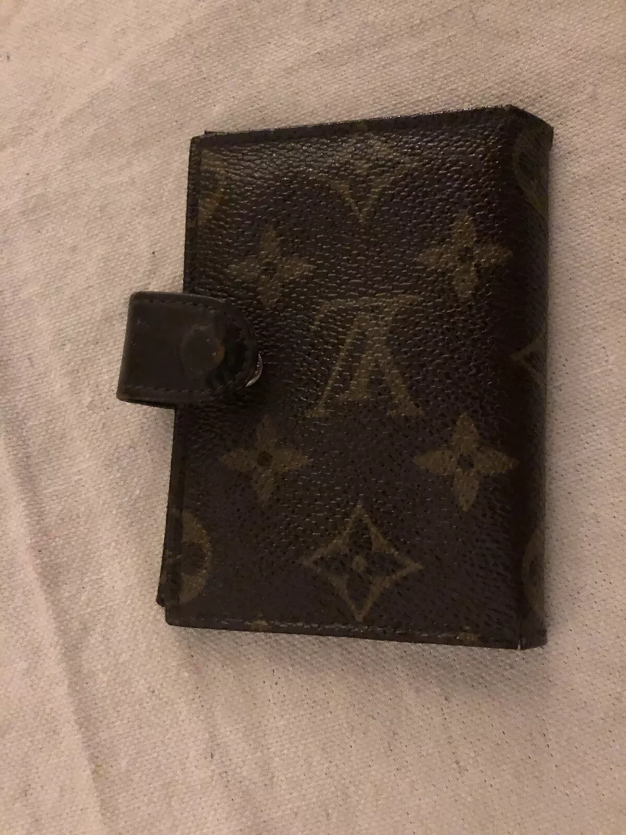 Vintage Louis Vuitton Wallet Billfold snap closure case Card