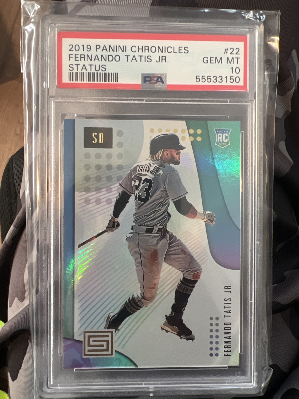 65958798 FERNANDO TATIS JR 2019 Panini Chronicles 22 Status RC Rookie PSA 10