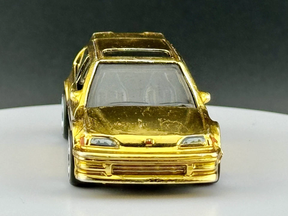 Hot Wheels Bespoke Factory Prototype -Rare- Real Riders - Gold - Honda Civic EF - Image 2 of 4