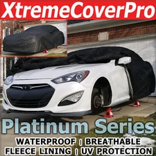 WATERPROOF CAR COVER W/MIRROR POCKET BLK FOR 2017 2018 2019 Hyundai Genesis G80
