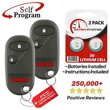 2 For 2002 2003 2004 2005 Honda Civic Si Keyless Entry Key Car Remote Fob