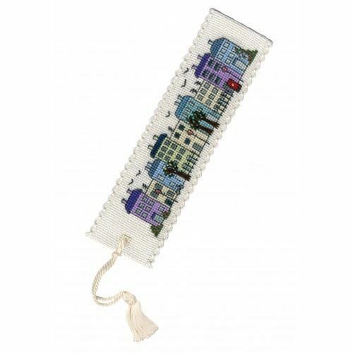 Townhouses Bookmark Cross Stitch Kit (Textile Heritage)
