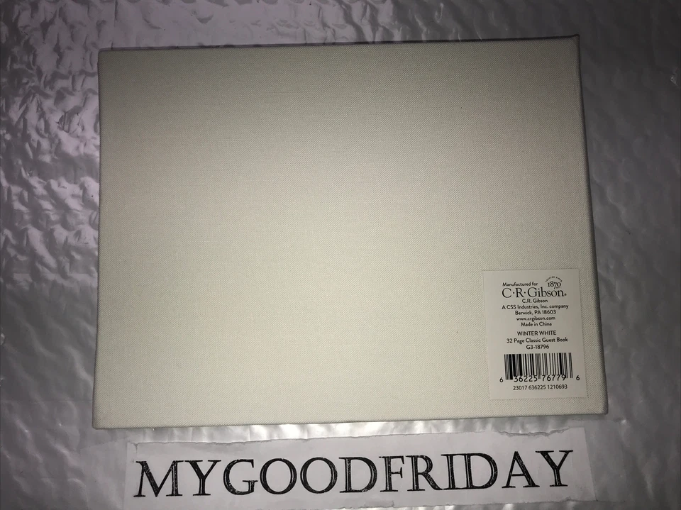 Libro de visitas C.R. Gibson Gold Glitter *En venta por tiempo limitado Foto 2 de 4