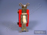 Eagle Ivory Industrial Grade 3-way Toggle Wall Light Switch 20a 2223v Eagle Ivory Industrial Grade 3-way Toggle Wall Light Switch 20a 2223v