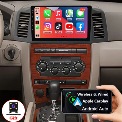 Autoradio Android 13 Double Din 10" Pour Jeep Grand Cherokee 2004-2007 - Marque EWLSAC - Neuf