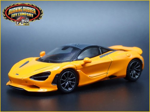2023-2025 MCLAREN 750S Súper Coche Naranja 1:64 Escala Diorama Modelo Fundido