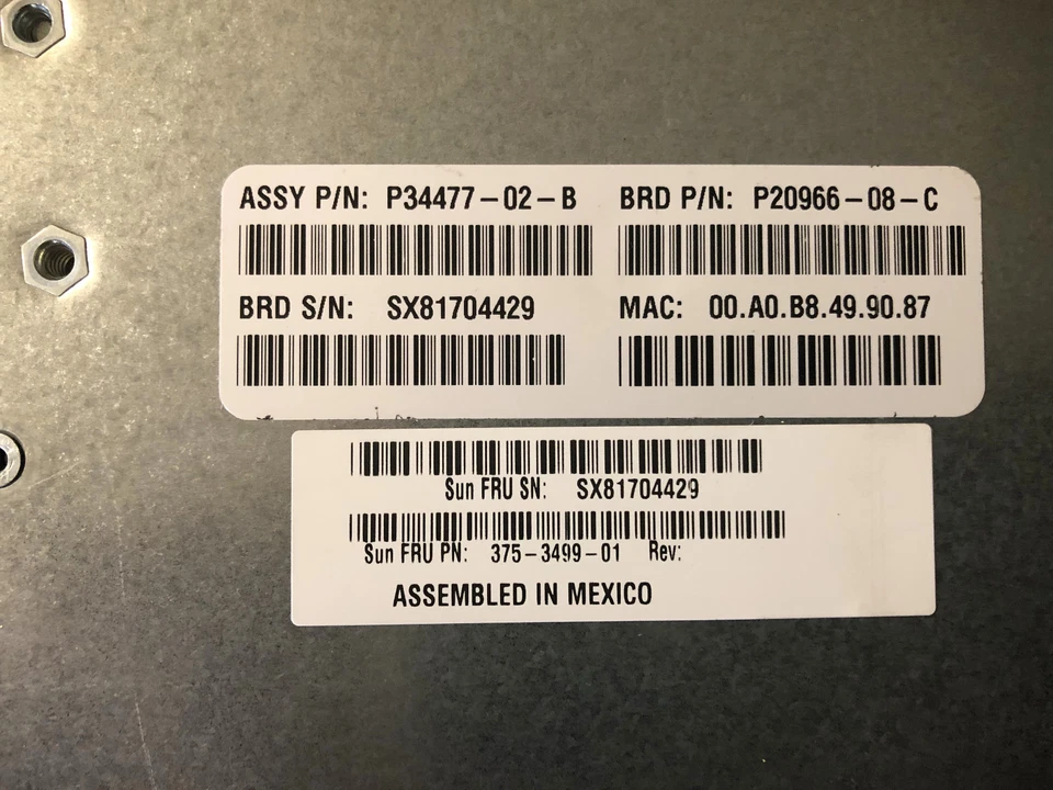 Sun 375-3499 FC Raid Controller W/512MB W/Battery W/SFP+Tranciver StorageTek2540 - Image 4 of 4