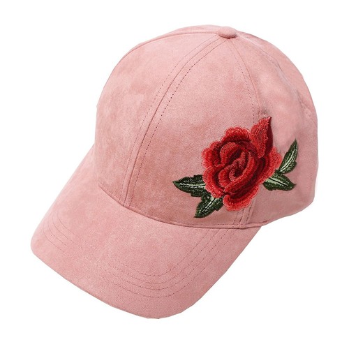 D \u0026 Y Pink Faux Suede Baseball Cap Hat 