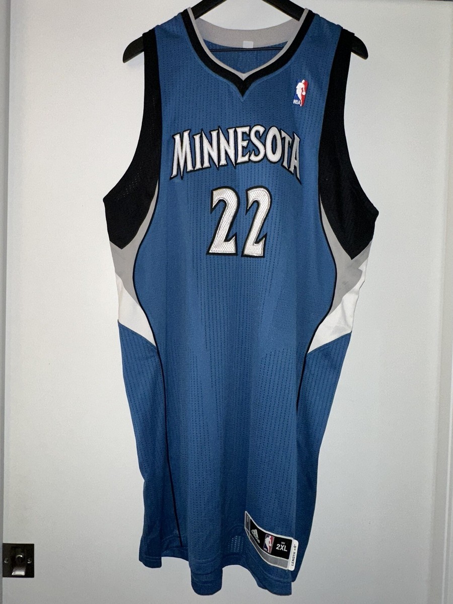 Authentic Adidas Minnesota Timberwolves Wiggins signed jersey