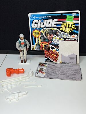 GI Joe Battle Corps 1992 Frostbite 3.75'' Figure Vintage ARAH Hasbro