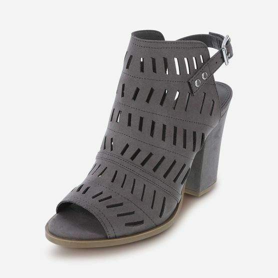Christian Siriano Grey Suede Women's 
