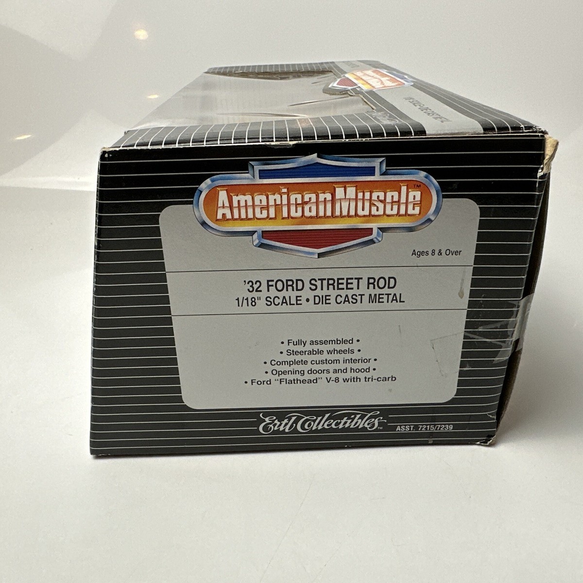 ERTL American Muscle YELLOW 1932 Ford Street Rod 1:18 scale Die