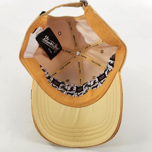 Gorra de baile The Farm Goorin Bros Honey Love unisex talla única amarilla bordada - Imagen 5 de 7