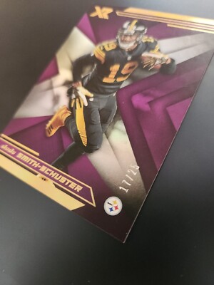 2019 Panini XR Purple Prizm /25 JuJu Smith-Schuster #67 | eBay