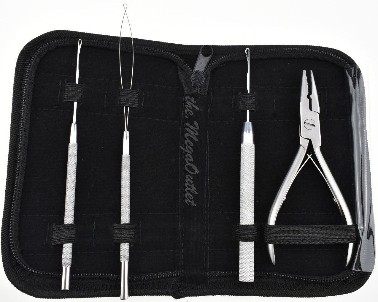 Hair Extension Removal Micro Ring Fitting Pliers Crochet Loop Tools