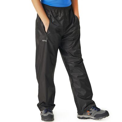 Regatta Kids Rain Trousers Mud Pants Over Trousers Stormbreak Waterproof 7/8 Years128