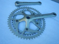 Ofmega Mundial Double Road Touring Bike Cranks 170 Crankset 118 BCD Vintage Bike
