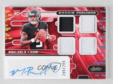 2024 Absolute Rookie Premiere Materials Quad 289/299 Michael Penix Jr Auto 1t5