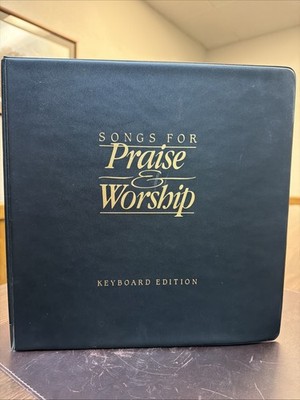 Songs For Praise And Worship | Keyboard Edition | Word Music 3 Ring 1992 Binder