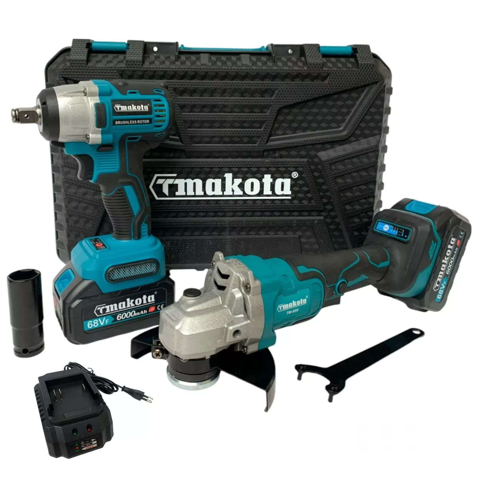 Kit 2 in 1 Avvitatore a Impulsi e Smerigliatrice 68V - Offerta Power