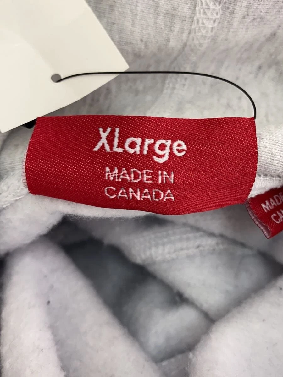 Felpa felpa con cappuccio Supreme 23AW box logo XL cotone GRIGIO usata