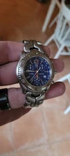 Tag Heuer CT1110.BA0550 Mens Link Series Quartz Chronograph Watch Blue Bourne