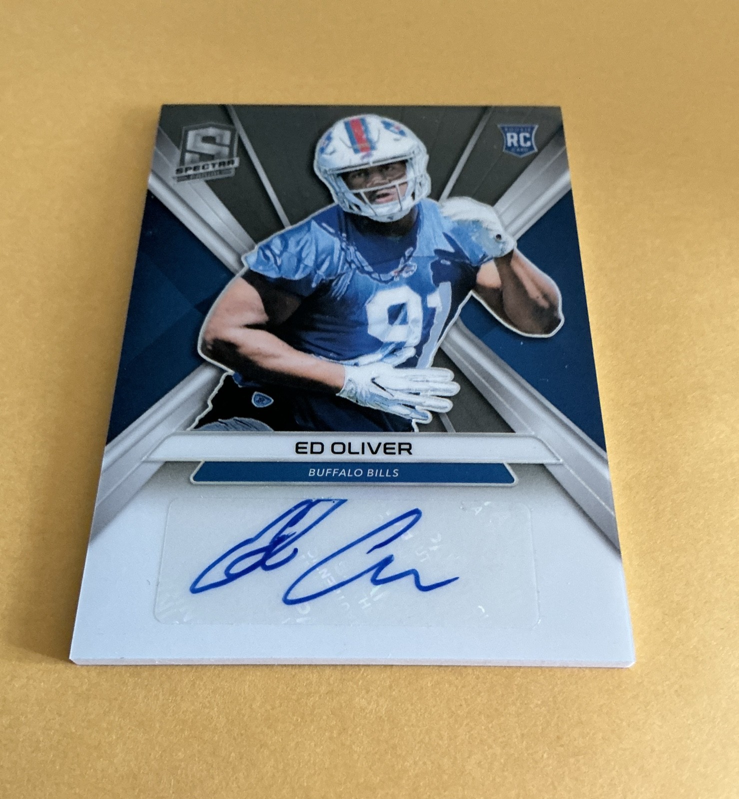 2019 Panini Spectra - Rookie Autographs Ed Oliver #RA-EO /199 (AU, RC)