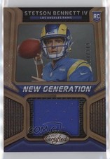 2023 Certified New Generation Jerseys Mirror Bronze /349 Stetson Bennett IV 0qc2