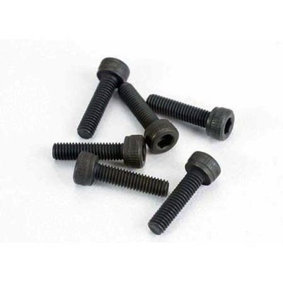 Traxxas 2584 Cooling Head Hex Cap Screws(6) 3x12mm: TRX 2.5 2.5R