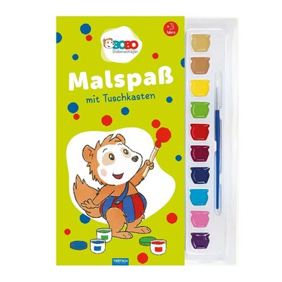 Trötsch Bobo Siebenschläfer Malspaß mit Tuschkasten | Trötsch Verlag | Buch