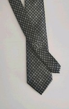LOUIS VUITTON Monogram LV Men's Silk Necktie Pre-owned