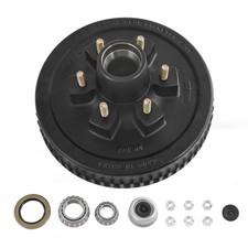 12" x 2" Trailer Brake Drum Kit 6 on 5.5" Replacement for 6 5.5
