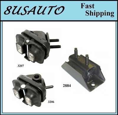 3 PCS MOTOR & TRANS MOUNT FIT 2006-2008, 2010 Lincoln Mark LT 5.4L - AUTO TRANS