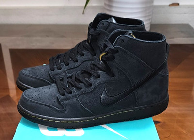 Size 7.5 - Nike Zoom Dunk SB Pro Deconstructed Premium - Black/Black Velvet Brow