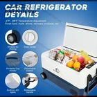 35L/37QT Portable Car Refrigerator Freezer Compressor Cooler Dual Zone 12V