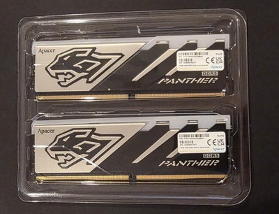 Apacer Panther DDR5 SDRAM UDIMM 32GB (2x16GB) RAM Kit DDR5-5200 288-Pin