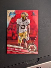 Joseph Griffin Red /5 2023 Bowman Chrome U University Boston College