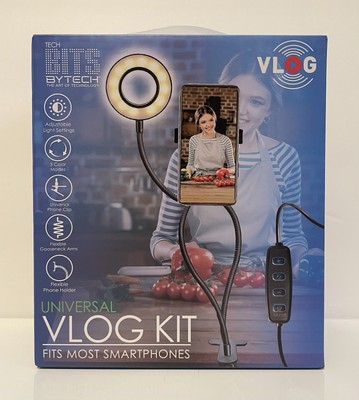 Phone Tripod Mount Tech Bits By Tech Universal Tripod Vlogging Kit NEW Sealed