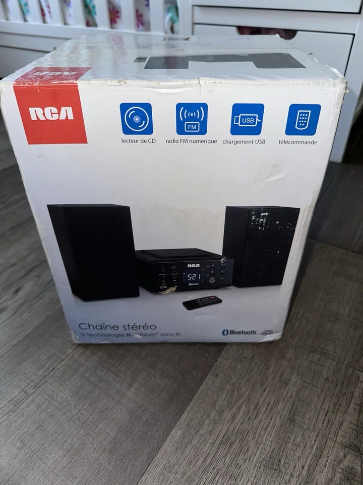 RCA RS2928B CD Music System Bluetooth Shelf System With Remote - Image 2 of 4