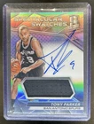 2016-17 Panini Spectra Tony Parker Spectacular Jersey Auto Autograph #/49 Spurs
