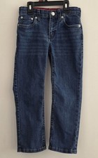 Boys Levi Strauss 511 Blue  Denim Jeans, Size 6, Straight Leg, Slim Fit