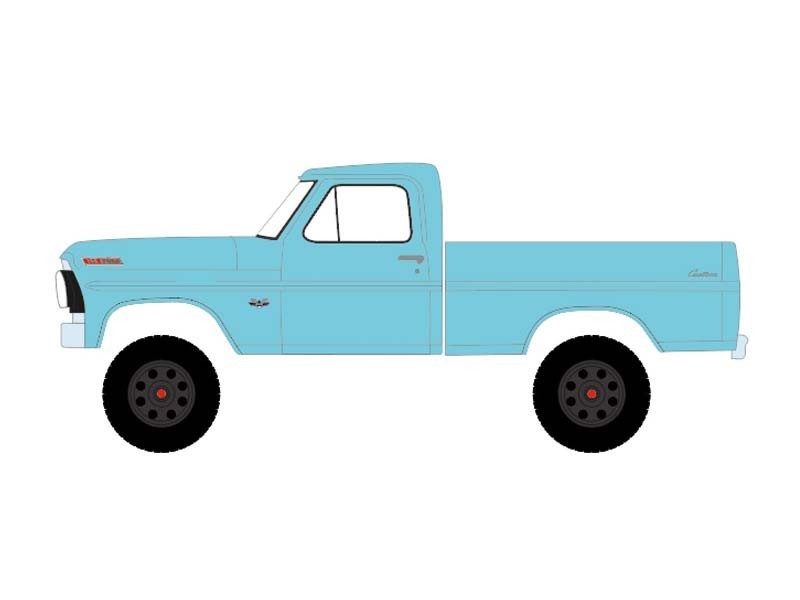 1967 Ford F-100 Custom Pickup Diecast 1:64 Scale Model