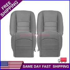 For 2016 2017 2018 Dodge Ram 1500 2500 3500 Front Bottom & Top Seat Cover Gray