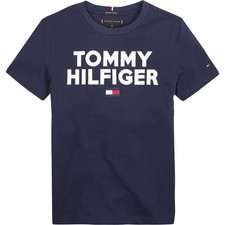 Image of TOMMY HILFIGER Juniors Navy Short Sleeve Tee Tshirt Age 12 Years BNWT