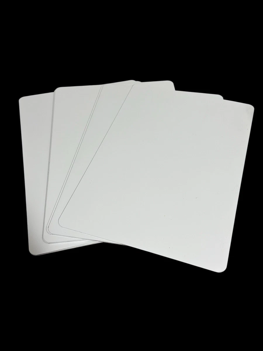 3” X 12” Mini Street Sign Sublimation Blank – White Aluminum, No Holes | Customizable Sign Making